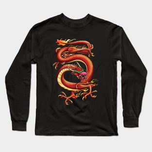 Red Dragon Long Sleeve T-Shirt